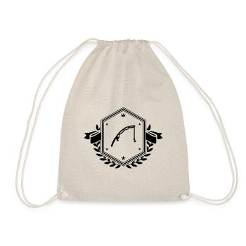 Armoiries de pêche à la canne à pêche - Sac de sport léger - nature - Devant