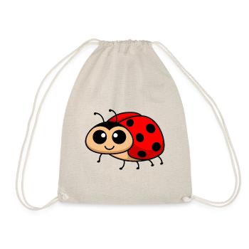 Ladybug Comic Animal - Drawstring Bag - nature - Front