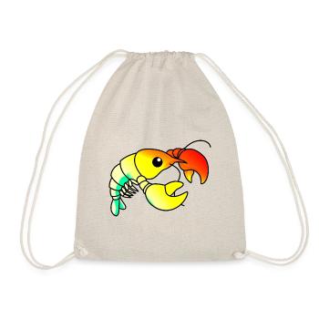 Homard Comic Animal - Sac de sport léger - nature - Devant