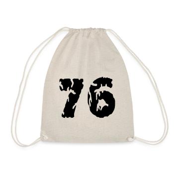 76 Maillot numéro - Sac de sport léger - nature - Devant