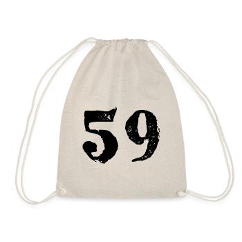 59 Number jersey - Drawstring Bag - nature - Front