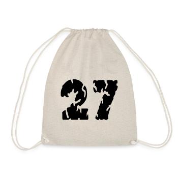 27 Maillot numéro - Sac de sport léger - nature - Devant