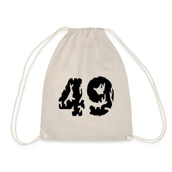 49 Number jersey - Drawstring Bag - nature - Front