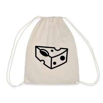 Cheese Symbol - Drawstring Bag - nature - Front