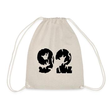 92 Maillot numéro - Sac de sport léger - nature - Devant