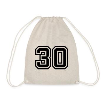 Symbole de 30 chiffres - Sac de sport léger - nature - Devant