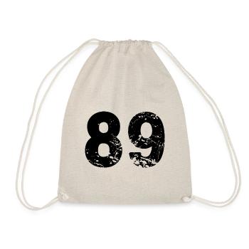 89 number jersey - Drawstring Bag - nature - Front