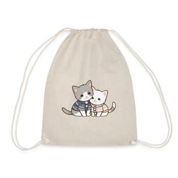 bébé chat mignon, câlin, chat kawaii - Sac de sport léger - nature - Devant