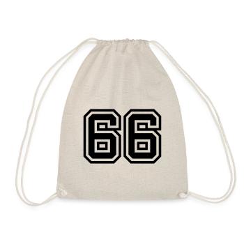 66 number symbol - Drawstring Bag - nature - Front