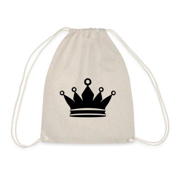 Crown Icon Symbol - Drawstring Bag - nature - Front