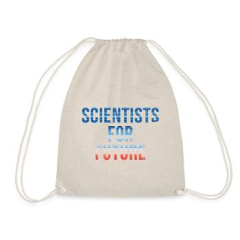 Scientists for Future | Warming Stripes - Drawstring Bag - nature - Front