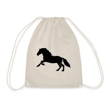 Pferd Horse icon - Turnbeutel - Natur - Vorne