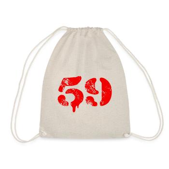 59 Number Symbol - Drawstring Bag - nature - Front
