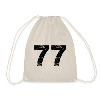 Maillot numéro 77 - Sac de sport léger - nature - Devant