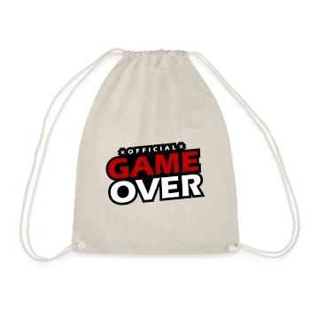 Game Over Slogan - Drawstring Bag - nature - Front