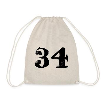Maillot à 34 numéros - Sac de sport léger - nature - Devant