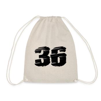 36 Number jersey - Drawstring Bag - nature - Front