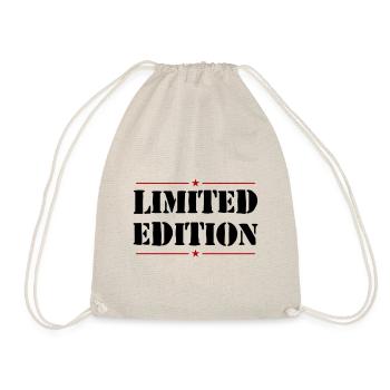 Limited Edition Slogan - Drawstring Bag - nature - Front