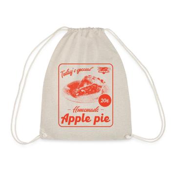 Apple Pie Retro Aesthetic Diner Promotion - Turnbeutel - Natur - Vorne
