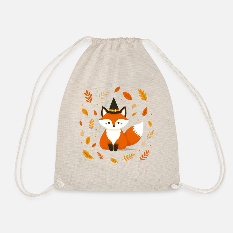 Halloween Fuchs - Turnbeutel - Natur