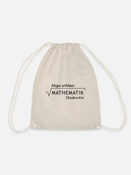 Mathe Studentin - Turnbeutel - Natur