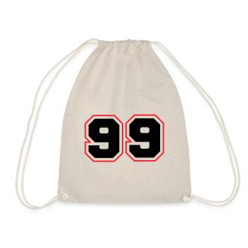 99 Number Symbol - Drawstring Bag - nature - Front