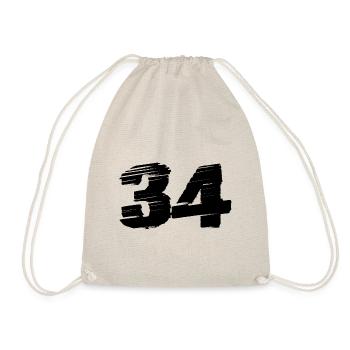 Maillot 34 Numéro - Sac de sport léger - nature - Devant
