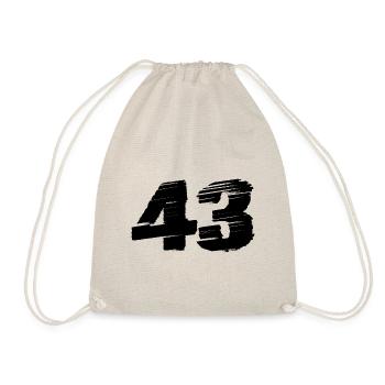 43 Maillot numéro - Sac de sport léger - nature - Devant