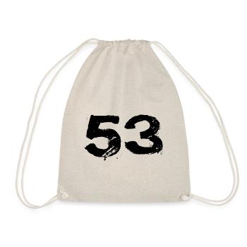 53 Numéro maillot - Sac de sport léger - nature - Devant