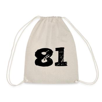 81 Number jersey - Drawstring Bag - nature - Front