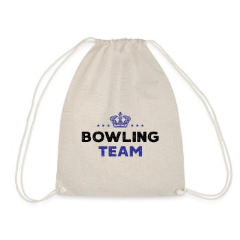 Bowling Team - Turnbeutel - Natur - Vorne