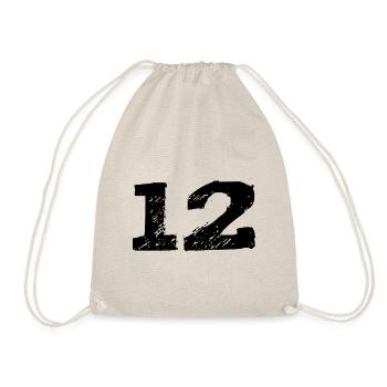 Maillot 12 Numéro - Sac de sport léger - nature - Devant
