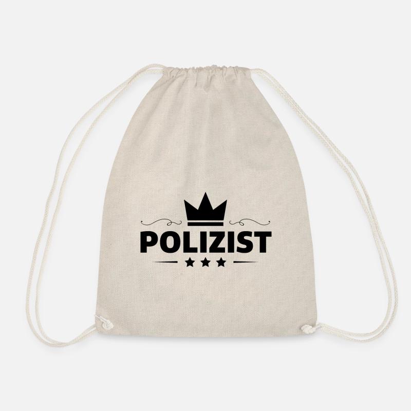 Polizist Beruf - Turnbeutel - Natur