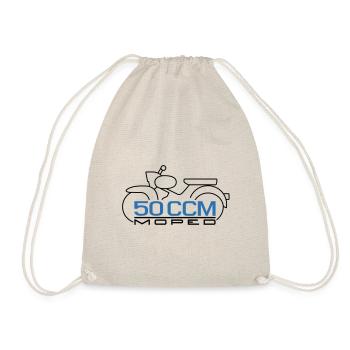 Moped Star 50 ccm Emblem - Turnbeutel - Natur - Vorne