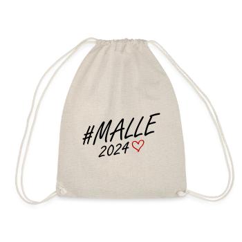 Malle 2024 Herz Reise - Turnbeutel - Natur - Vorne