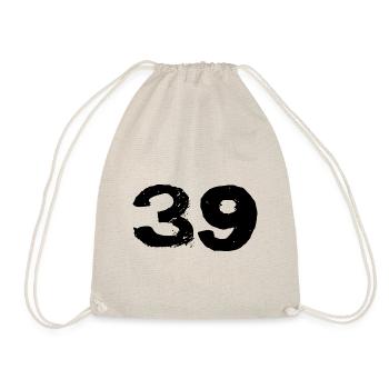 39 Number jersey - Drawstring Bag - nature - Front