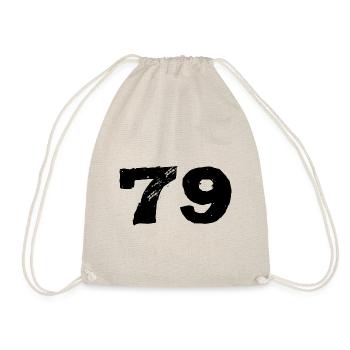 79 Maillot numéro - Sac de sport léger - nature - Devant