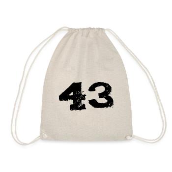 43 Maillot numéro - Sac de sport léger - nature - Devant