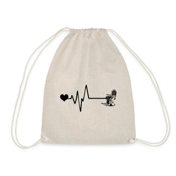 Pulse Coeur Amour - Sac de sport léger - nature - Devant