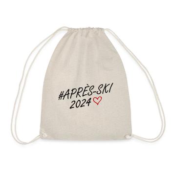 Après Ski 2024 Heart Trip - Drawstring Bag - nature - Front
