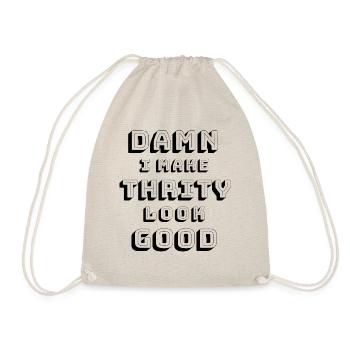 30th birthday - Drawstring Bag - nature - Front
