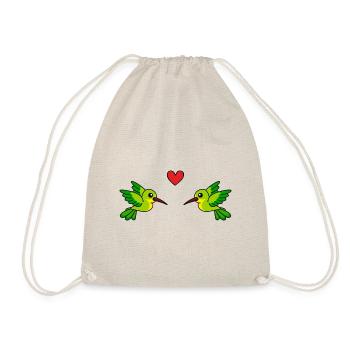 Colibri Comic Couple amour - Sac de sport léger - nature - Devant