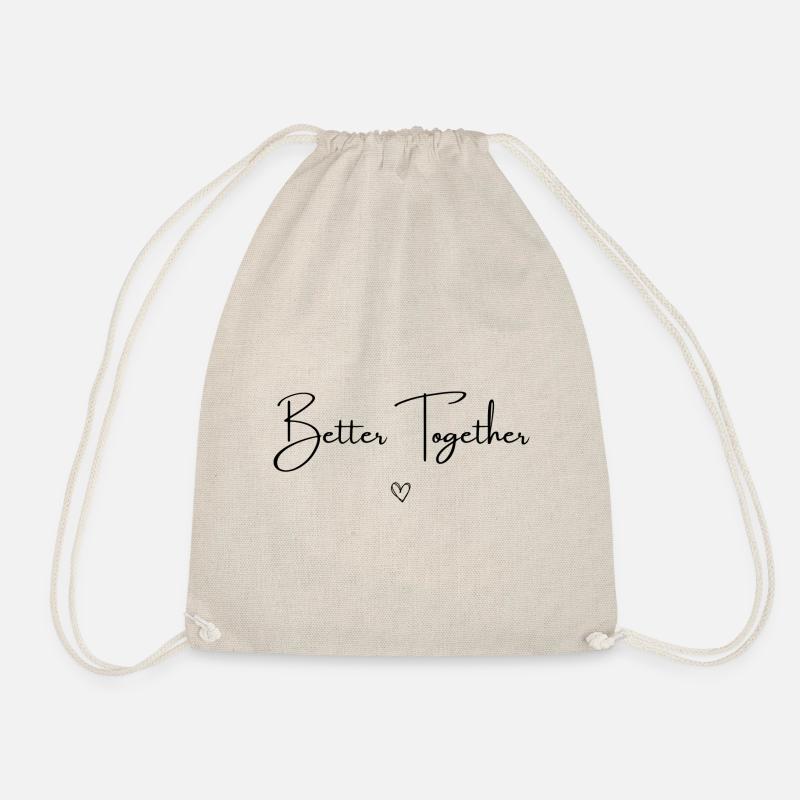 Better Together - Drawstring Bag - nature