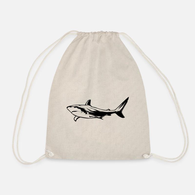 Silhouette d’animal de requin - Sac de sport léger - nature