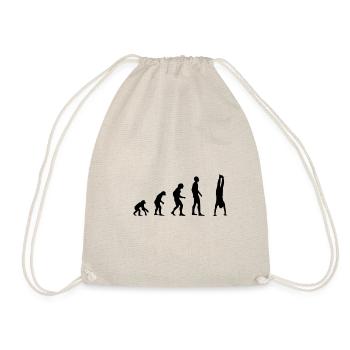 Evolution Handstand - Drawstring Bag - nature - Front