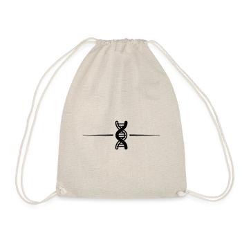 Dna symbol line - Drawstring Bag - nature - Front