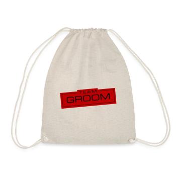 Team Groom Wedding - Drawstring Bag - nature - Front