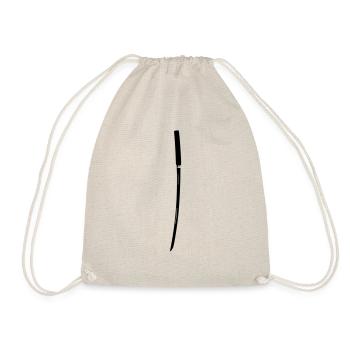 Shirasaya Katana Three Colors Swords Vector - Drawstring Bag - nature - Front