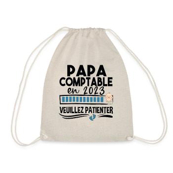Papa 2023 Comptable Comptabilité Calcul Métier - Sac de sport léger - nature - Devant
