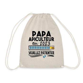 Papa 2023 Apiculteur Apiculture Cadeau Humour - Sac de sport léger - nature - Devant